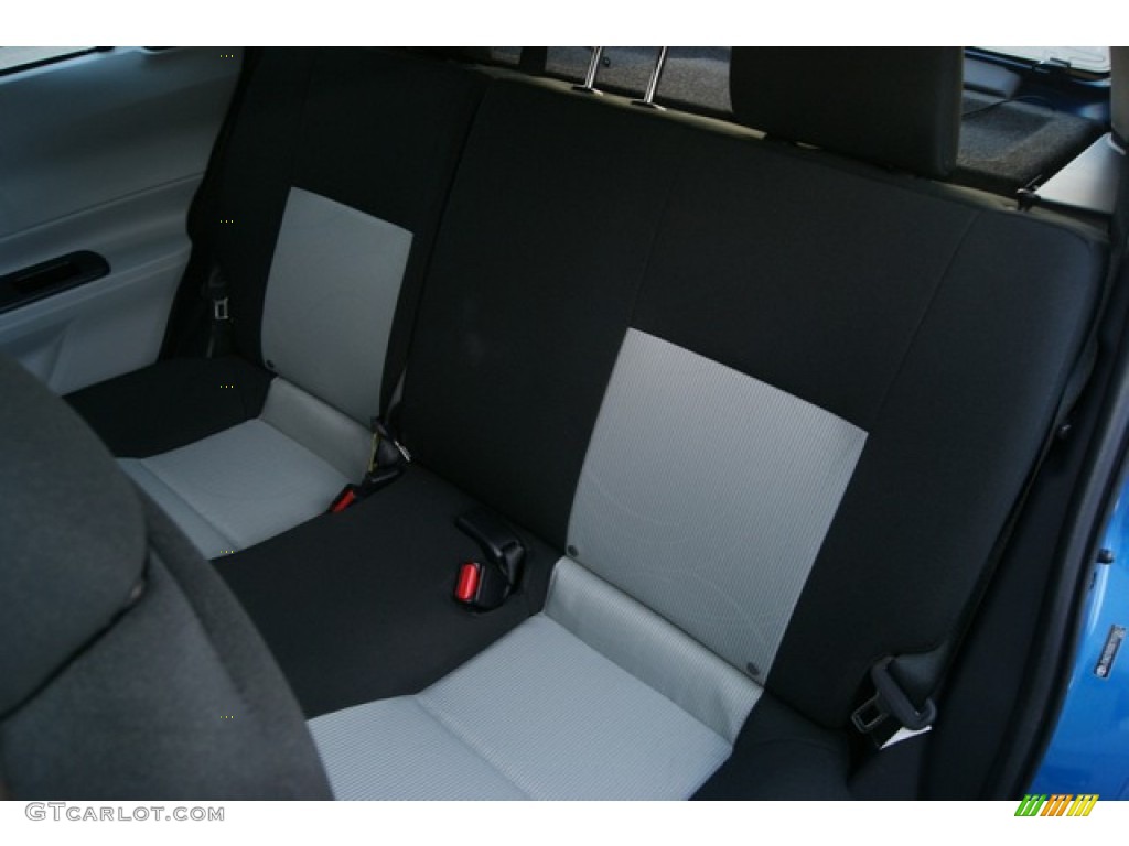 Light Blue Gray/Black Interior 2012 Toyota Prius c Hybrid Three Photo #67377704
