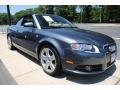 2009 Meteor Grey Pearl Effect Audi A4 2.0T quattro Cabriolet  photo #7