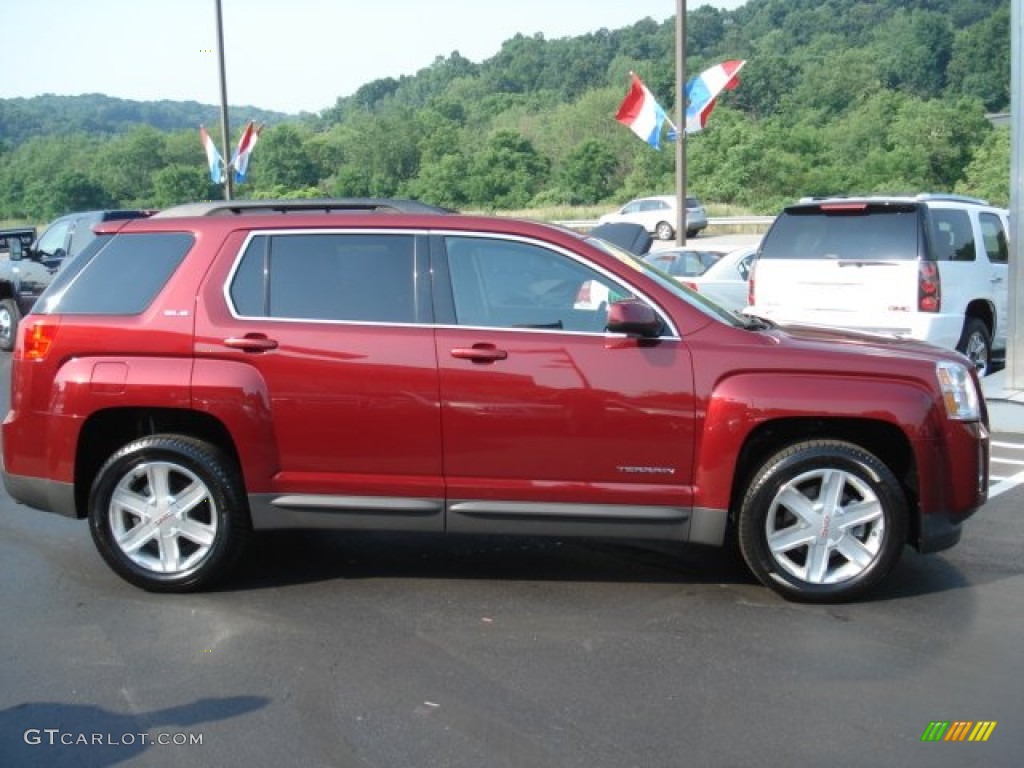 Merlot Jewel Metallic 2010 GMC Terrain SLE AWD Exterior Photo #67380881