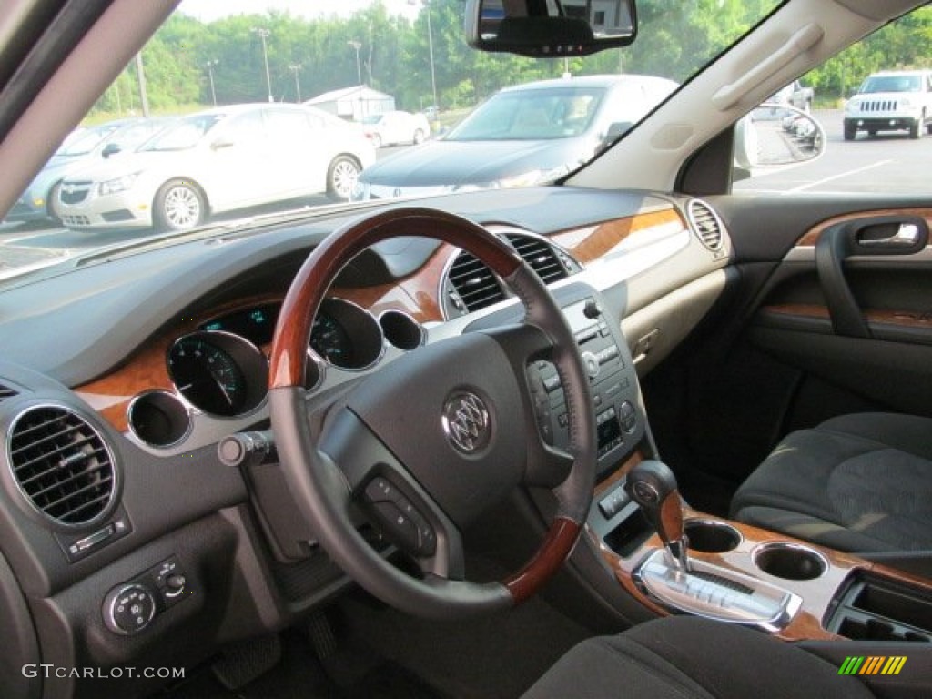 2012 Buick Enclave AWD Ebony Dashboard Photo #67381016