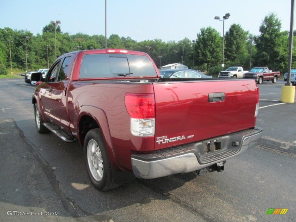 2010 Tundra X-SP Double Cab - Salsa Red Pearl / Graphite Gray photo #7