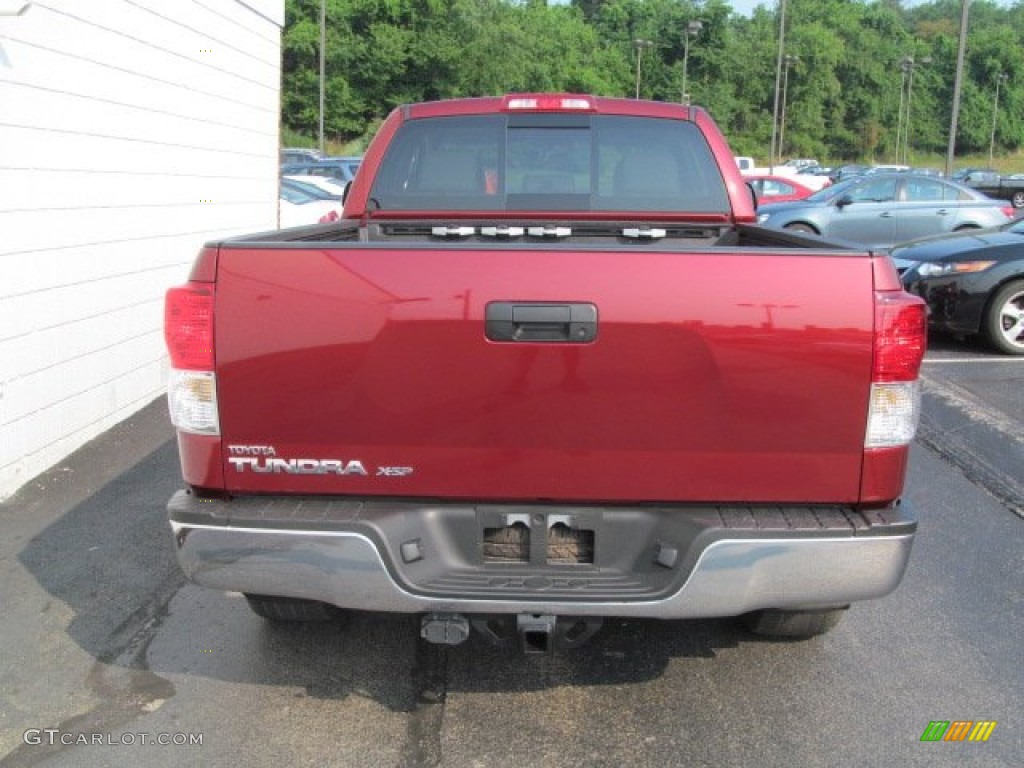 2010 Tundra X-SP Double Cab - Salsa Red Pearl / Graphite Gray photo #8