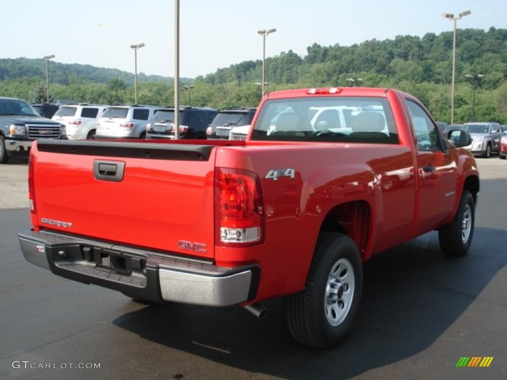 2013 Sierra 1500 Regular Cab 4x4 - Fire Red / Dark Titanium photo #6