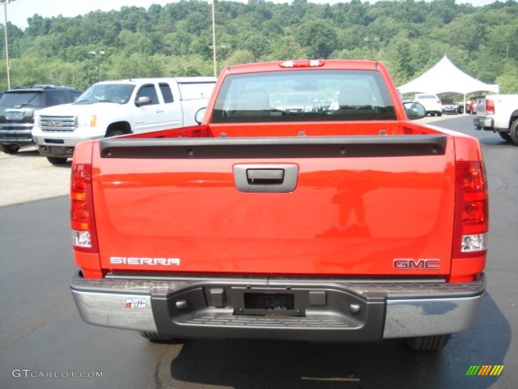 2013 Sierra 1500 Regular Cab 4x4 - Fire Red / Dark Titanium photo #7