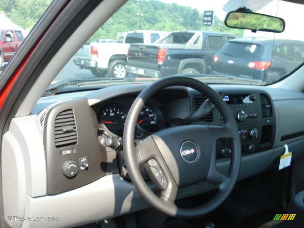 2013 Sierra 1500 Regular Cab 4x4 - Fire Red / Dark Titanium photo #10