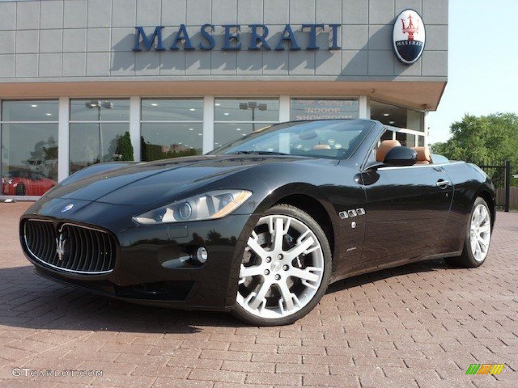 Nero Carbonio (Black Metallic) 2011 Maserati GranTurismo Convertible GranCabrio Exterior Photo #67382189