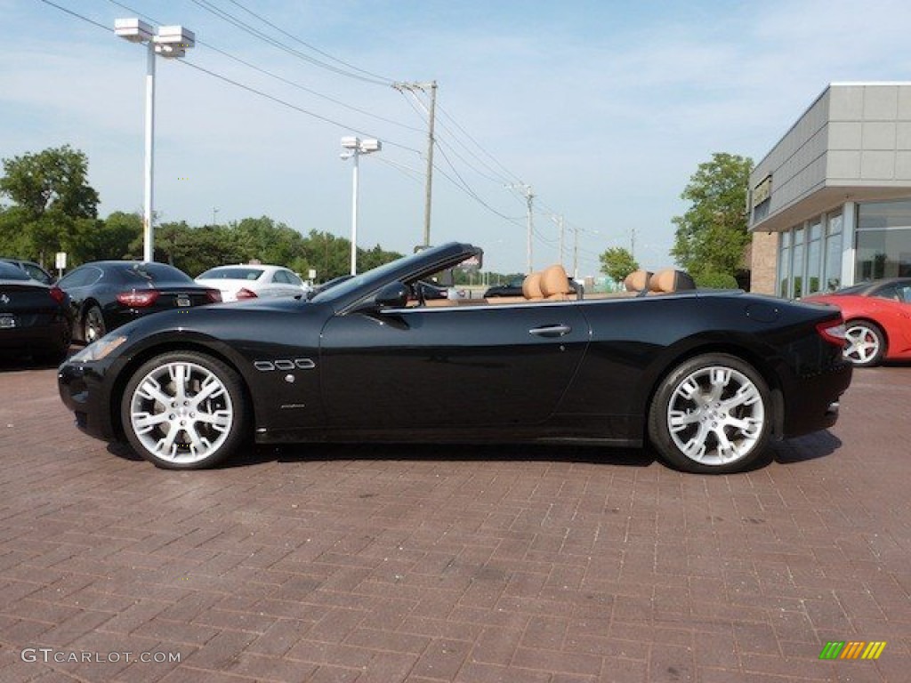 Nero Carbonio (Black Metallic) 2011 Maserati GranTurismo Convertible GranCabrio Exterior Photo #67382201