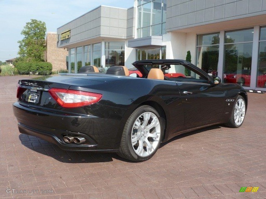 2011 GranTurismo Convertible GranCabrio - Nero Carbonio (Black Metallic) / Cuoio photo #6