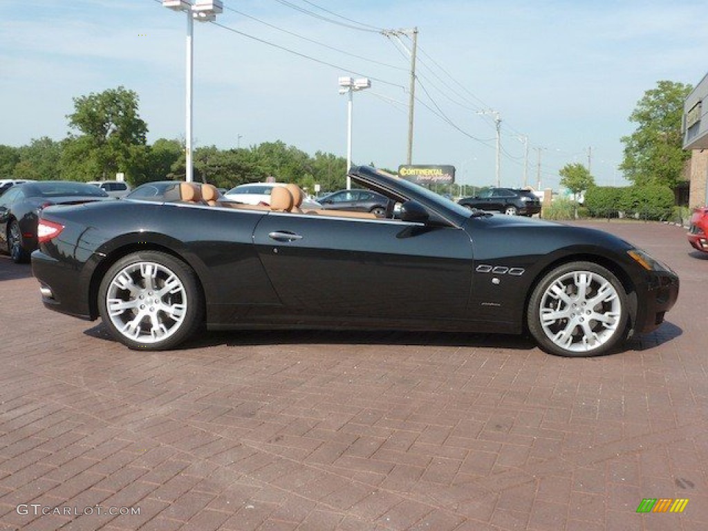 2011 GranTurismo Convertible GranCabrio - Nero Carbonio (Black Metallic) / Cuoio photo #7