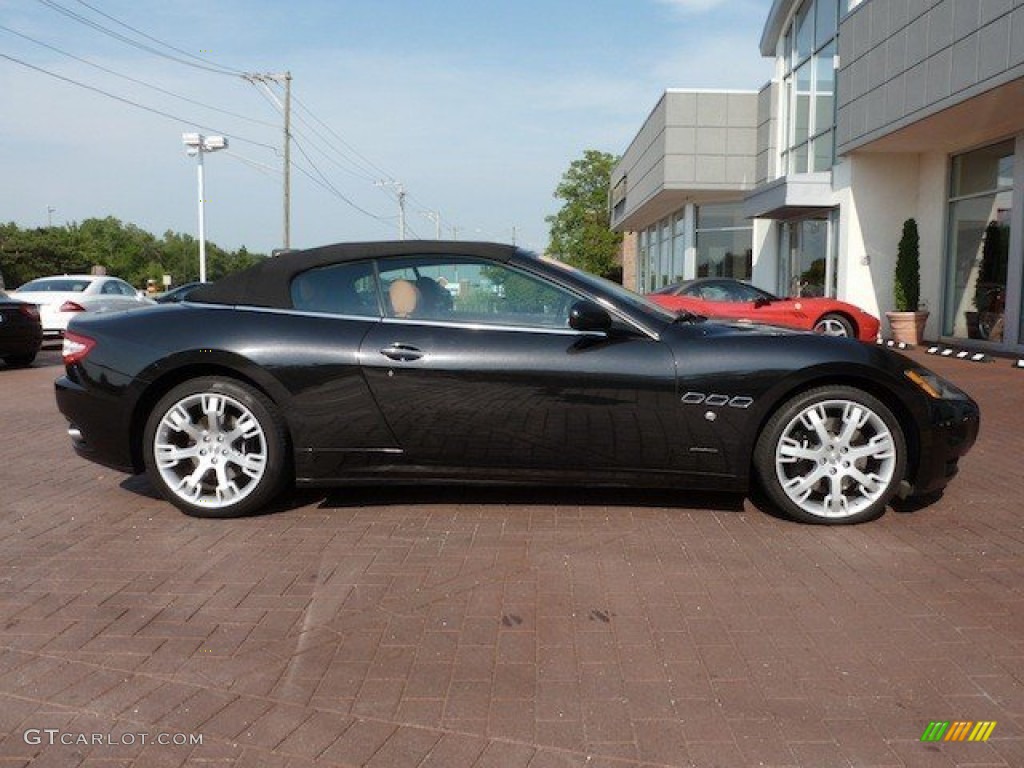 Nero Carbonio (Black Metallic) 2011 Maserati GranTurismo Convertible GranCabrio Exterior Photo #67382294