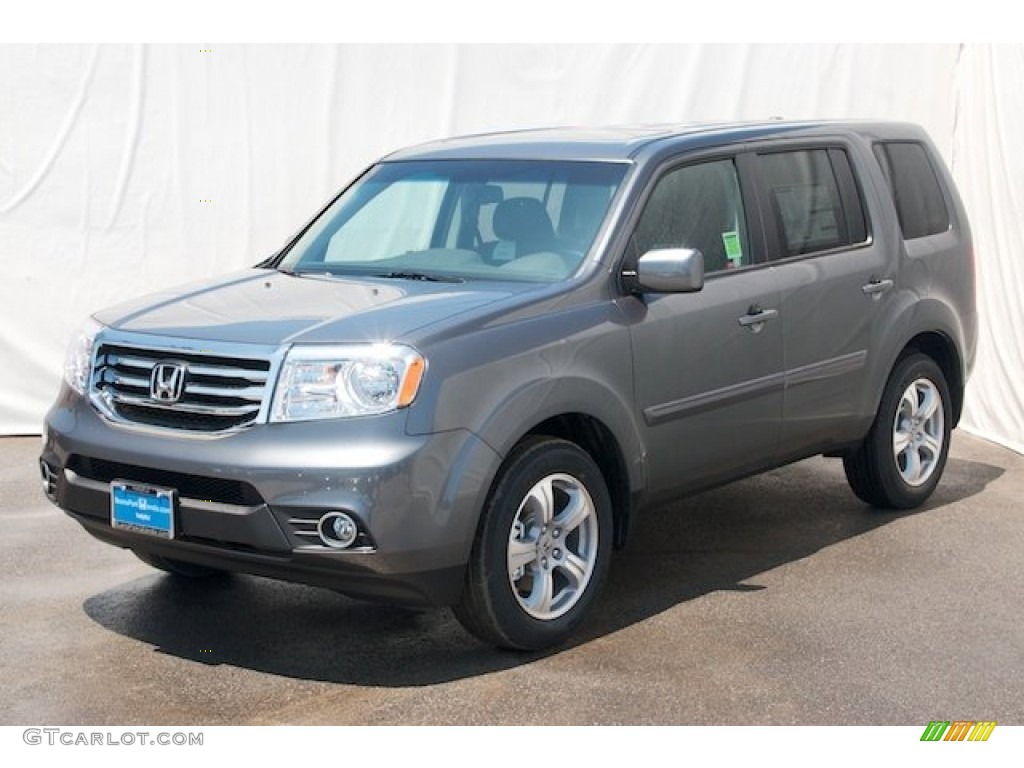 Polished Metal Metallic 2012 Honda Pilot EX-L Exterior Photo #67384376