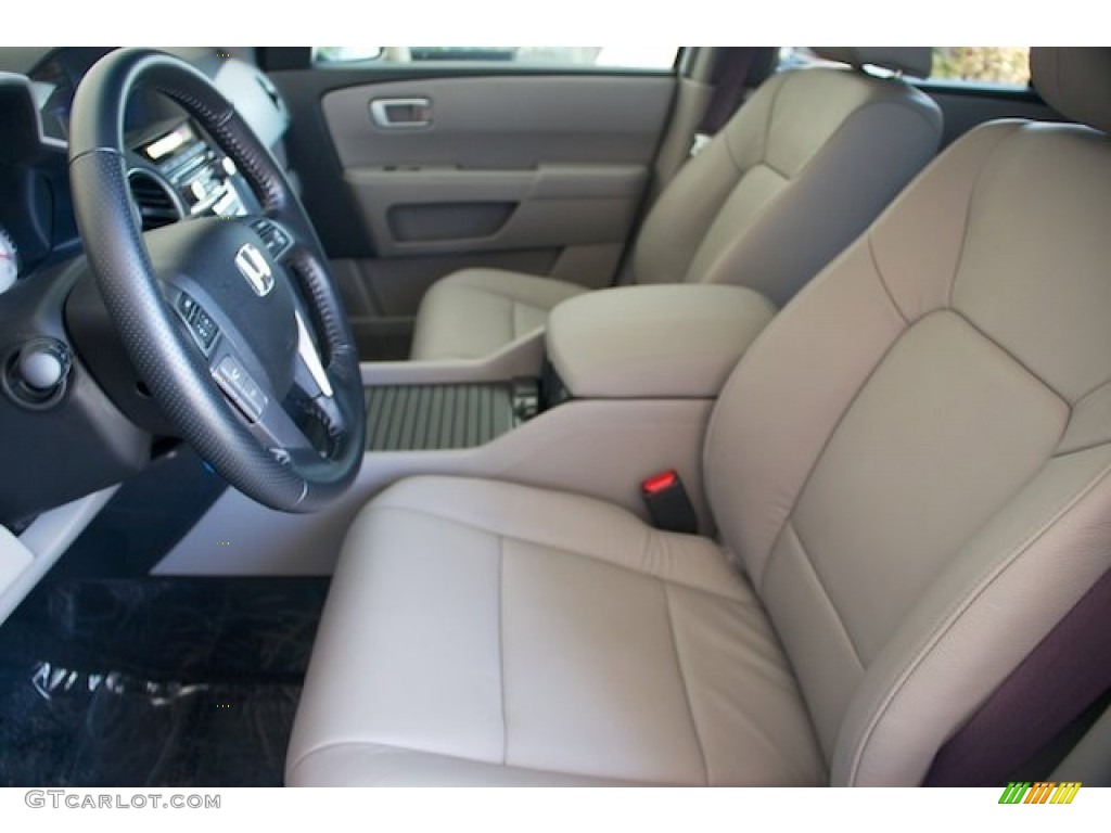 Gray Interior 2012 Honda Pilot EX-L Photo #67384412