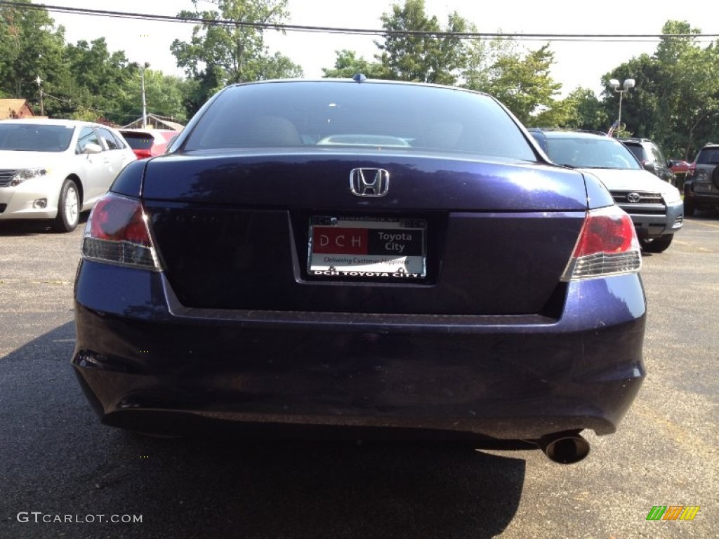 2008 Accord EX-L Sedan - Royal Blue Pearl / Gray photo #7