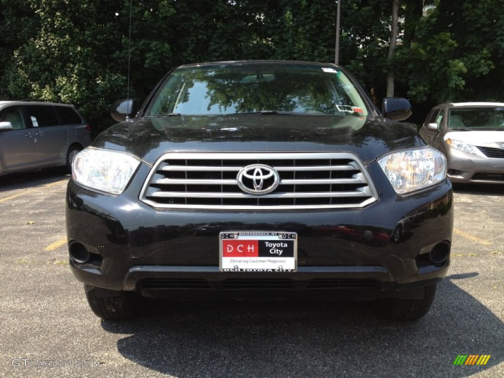 2009 Highlander V6 4WD - Black / Ash photo #4