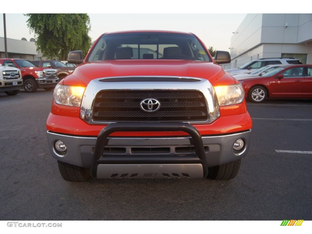 2007 Tundra SR5 Double Cab - Radiant Red / Graphite Gray photo #7