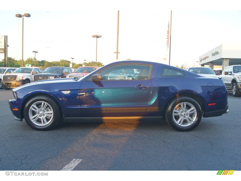 2012 Mustang V6 Coupe - Kona Blue Metallic / Charcoal Black photo #5