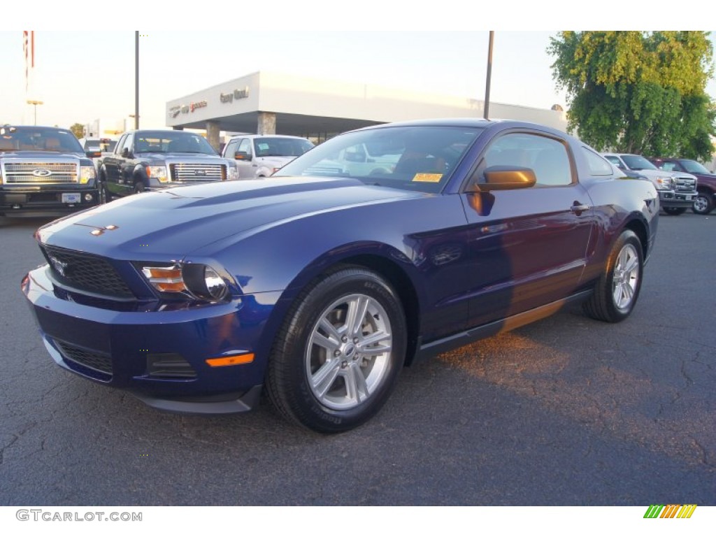2012 Mustang V6 Coupe - Kona Blue Metallic / Charcoal Black photo #6