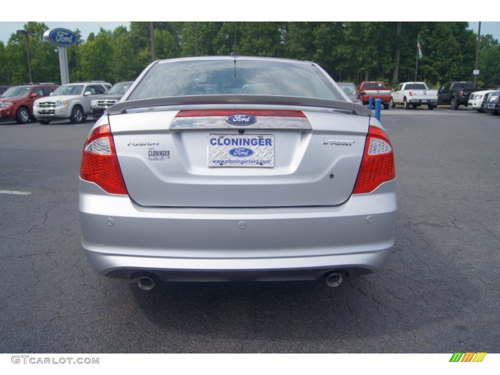 2012 Fusion Sport - Ingot Silver Metallic / Charcoal Black photo #4