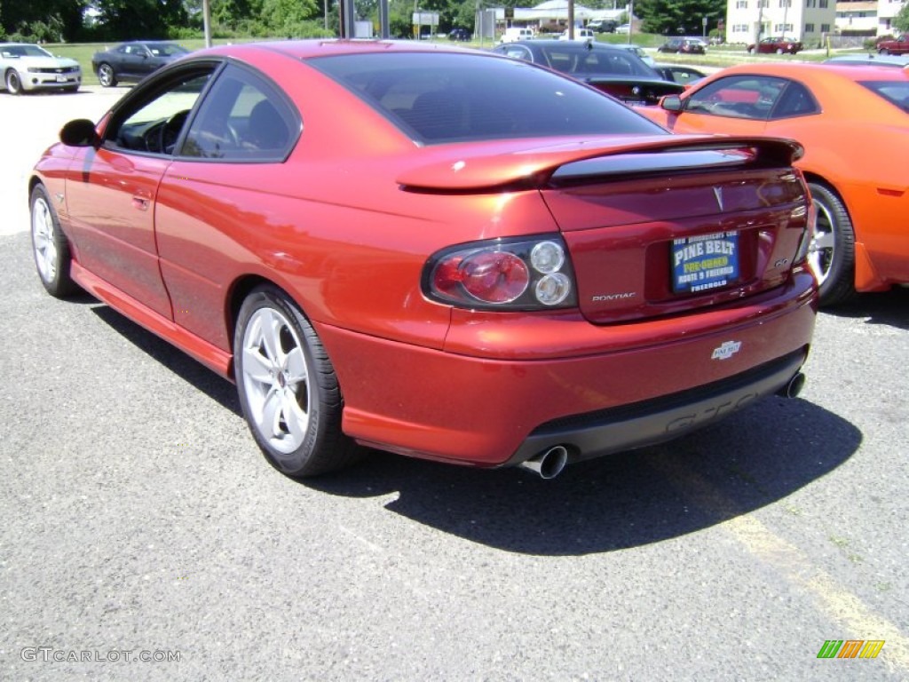 2006 GTO Coupe - Spice Red Metallic / Black photo #6