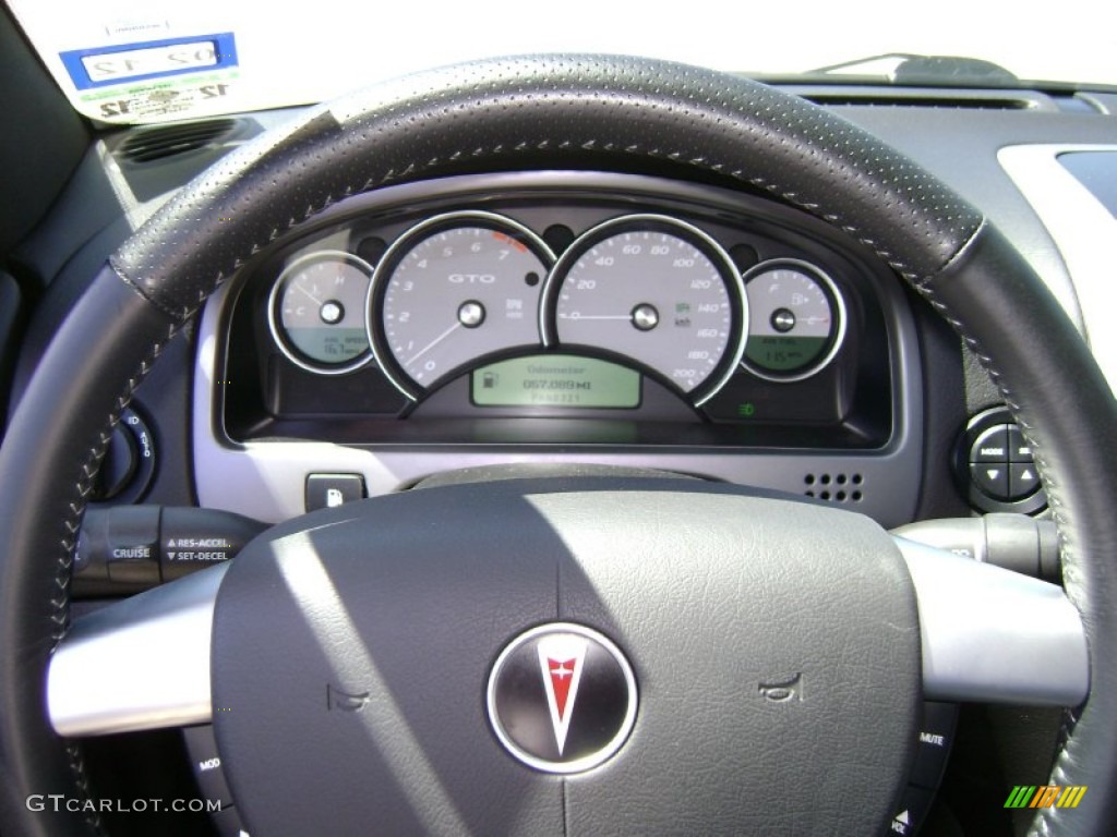 2006 GTO Coupe - Spice Red Metallic / Black photo #13