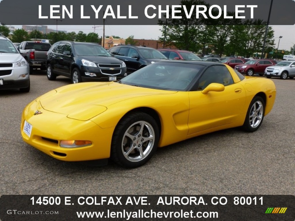 Millenium Yellow Chevrolet Corvette