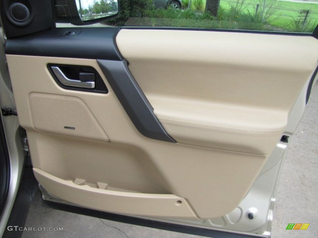 2008 Land Rover LR2 SE Alpaca Beige Door Panel Photo #67392845