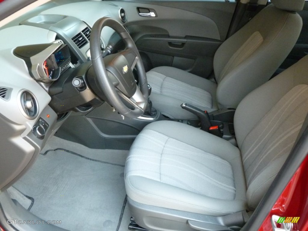 Dark Pewter/Dark Titanium Interior 2012 Chevrolet Sonic LT Sedan Photo #67393331