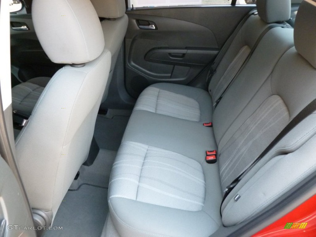 Dark Pewter/Dark Titanium Interior 2012 Chevrolet Sonic LT Sedan Photo #67393337