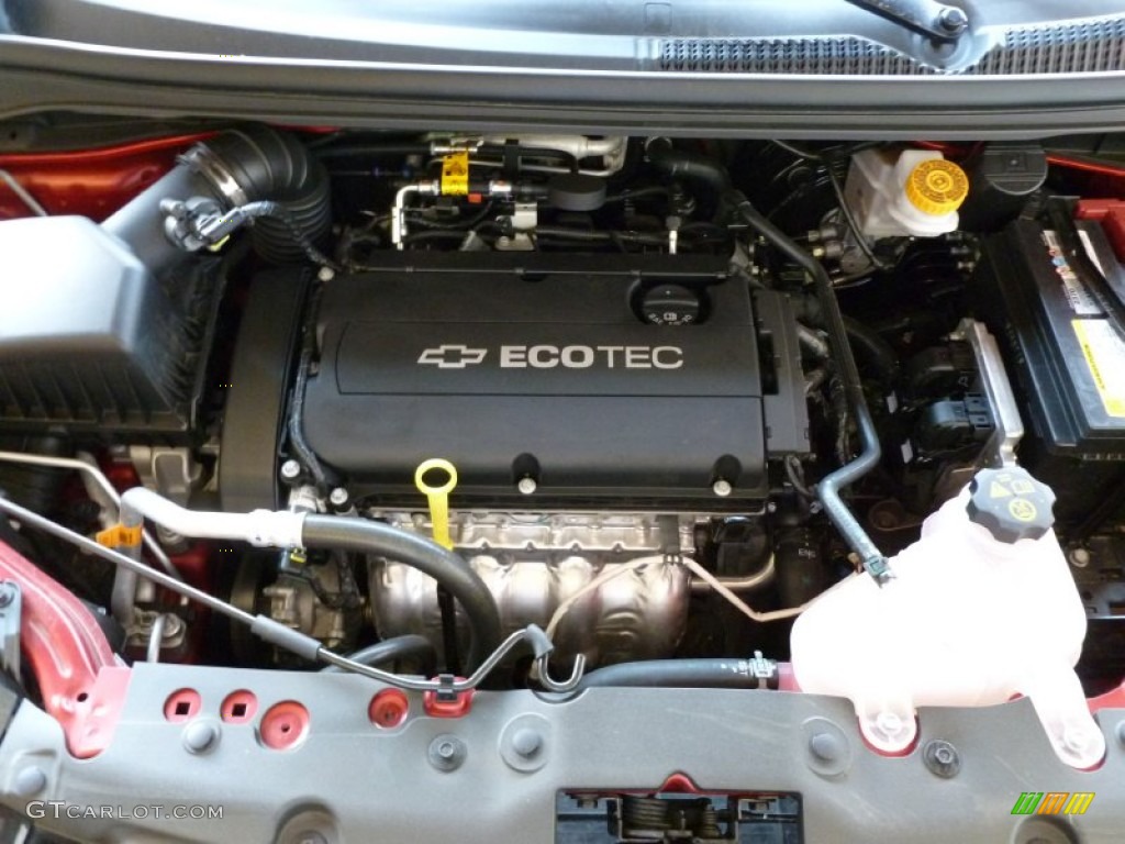2012 Chevrolet Sonic LT Sedan 1.8 Liter DOHC 16-Valve VVT 4 Cylinder Engine Photo #67393372