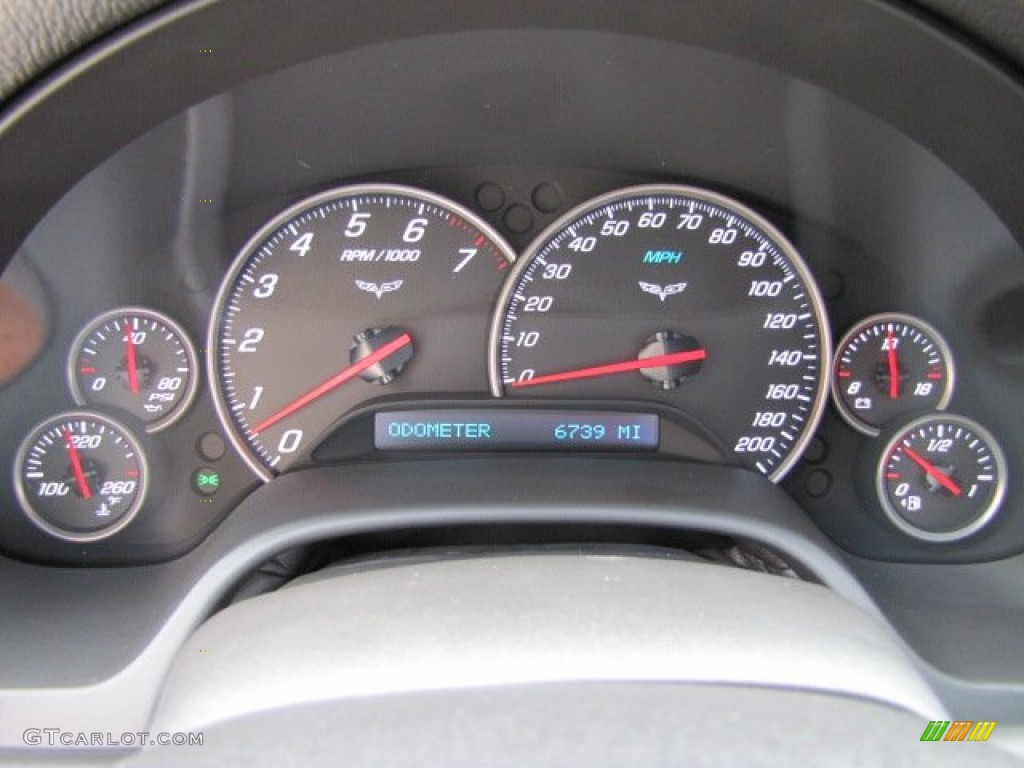 2008 Chevrolet Corvette Coupe Gauges Photo #67393376