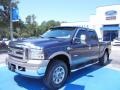 True Blue Metallic 2006 Ford F250 Super Duty King Ranch Crew Cab 4x4