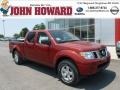 2012 Lava Red Nissan Frontier SV Crew Cab 4x4  photo #1