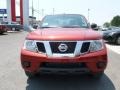 2012 Lava Red Nissan Frontier SV Crew Cab 4x4  photo #2