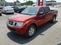 2012 Lava Red Nissan Frontier SV Crew Cab 4x4  photo #3