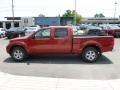 2012 Lava Red Nissan Frontier SV Crew Cab 4x4  photo #4