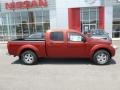 2012 Lava Red Nissan Frontier SV Crew Cab 4x4  photo #8