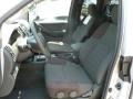 2012 Nissan Frontier Pro 4X Graphite/Red Interior Front Seat Photo
