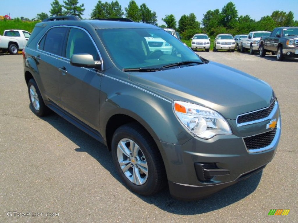 2012 Equinox LT - Steel Green Metallic / Jet Black photo #2