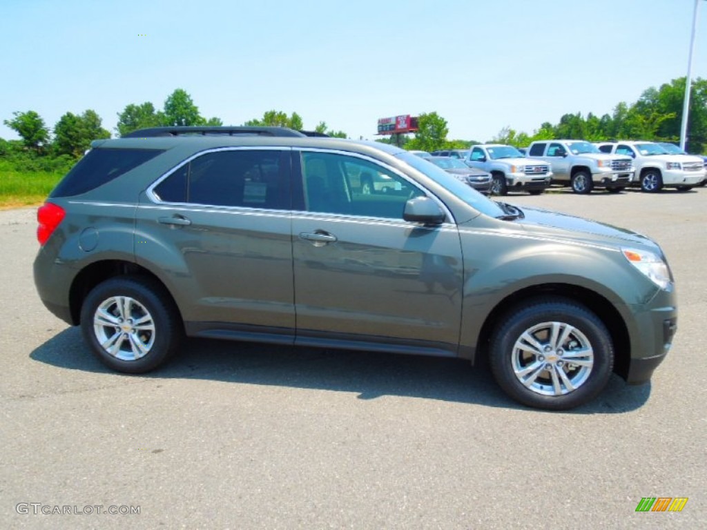 2012 Equinox LT - Steel Green Metallic / Jet Black photo #3