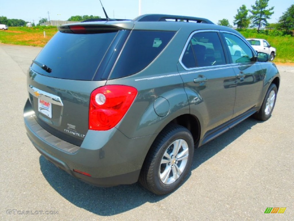 2012 Equinox LT - Steel Green Metallic / Jet Black photo #6