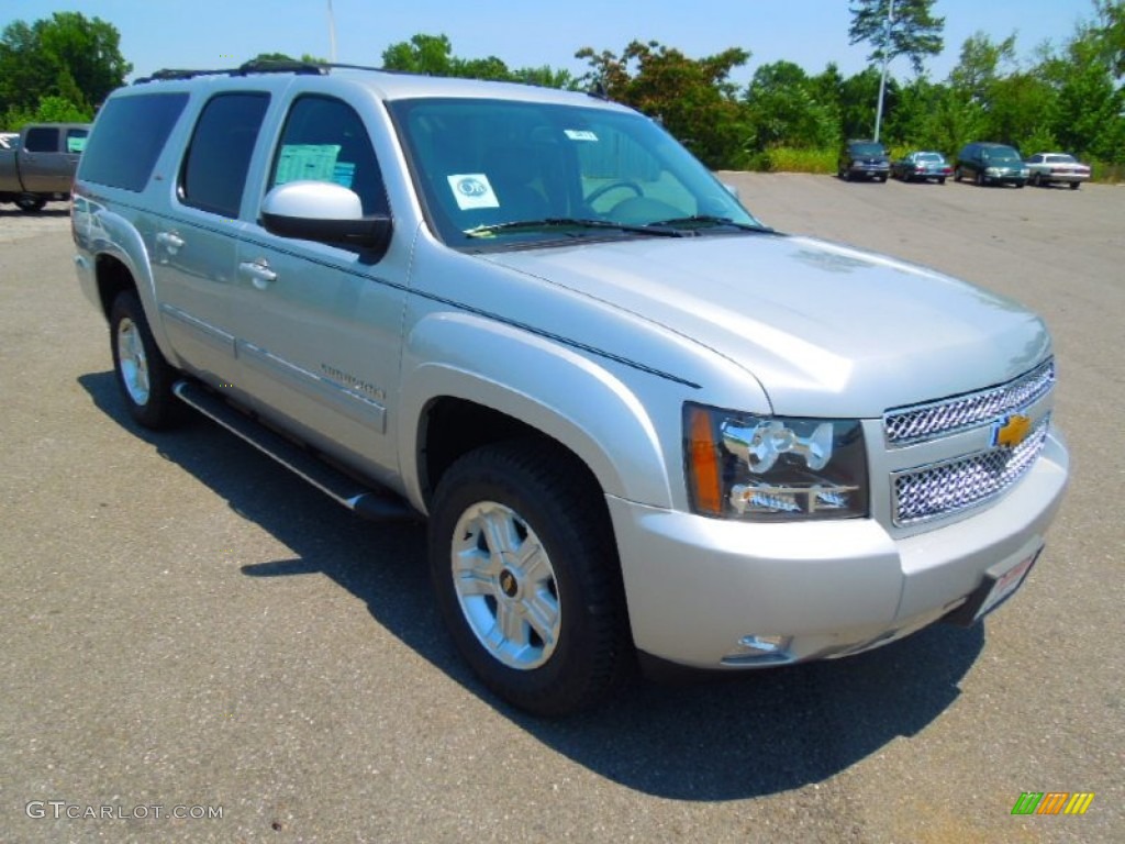 2012 Suburban LT - Silver Ice Metallic / Ebony photo #2