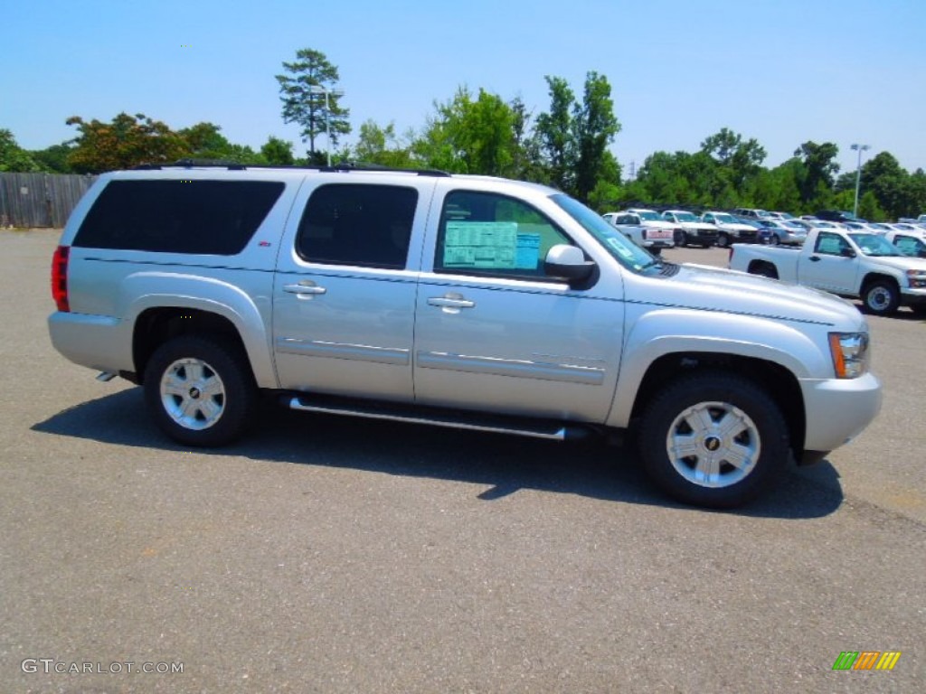 2012 Suburban LT - Silver Ice Metallic / Ebony photo #3