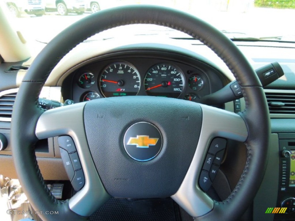 2012 Suburban LT - Silver Ice Metallic / Ebony photo #14