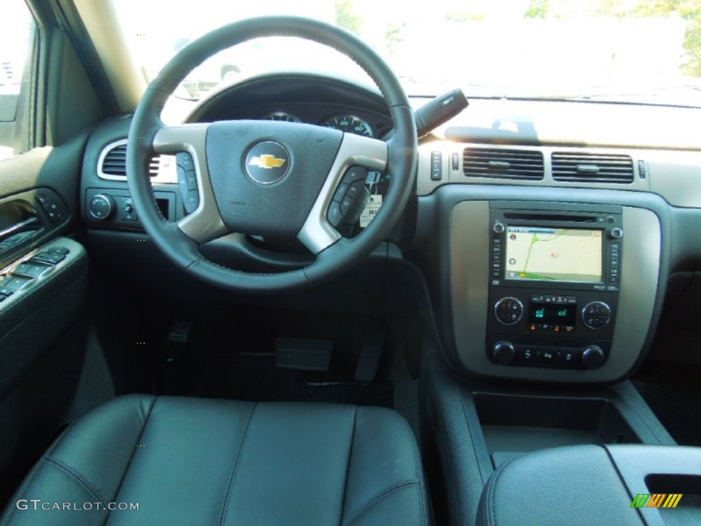 2012 Suburban LT - Silver Ice Metallic / Ebony photo #19