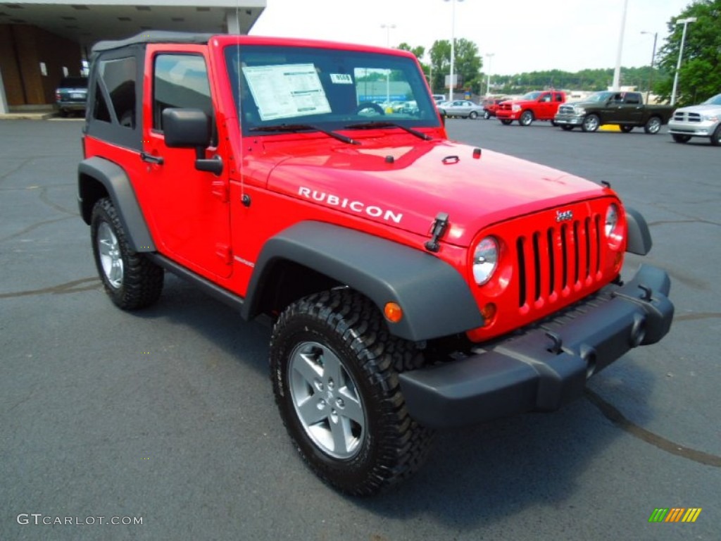 Flame Red Jeep Wrangler