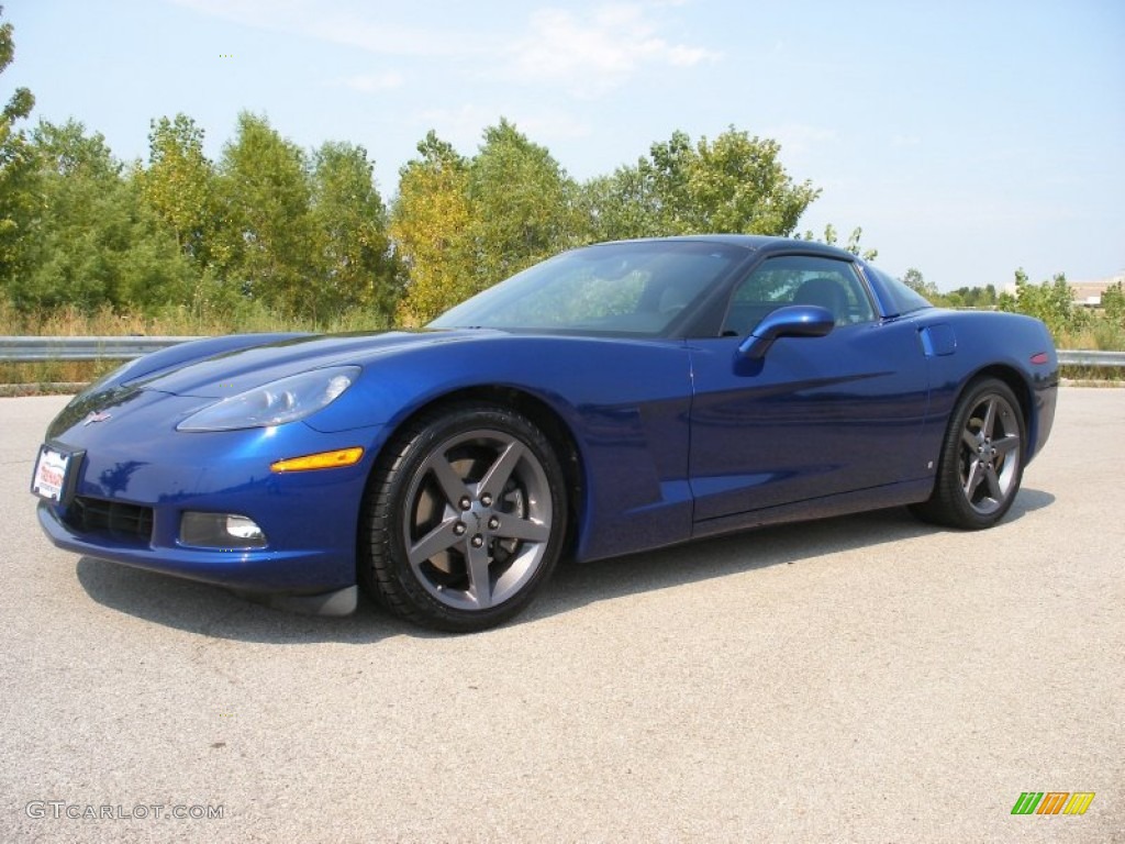 2006 Corvette Coupe - LeMans Blue Metallic / Ebony Black photo #3