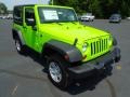 Gecko Green 2012 Jeep Wrangler Sport 4x4 Exterior