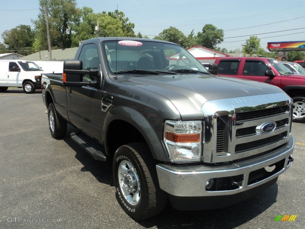 2010 F250 Super Duty FX4 Regular Cab 4x4 - Sterling Gray Metallic / Medium Stone photo #24