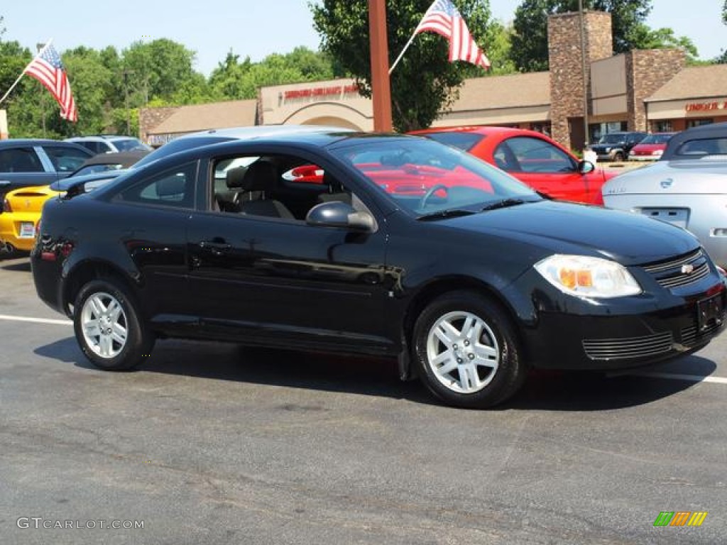 2007 Cobalt LT Coupe - Black / Ebony photo #2