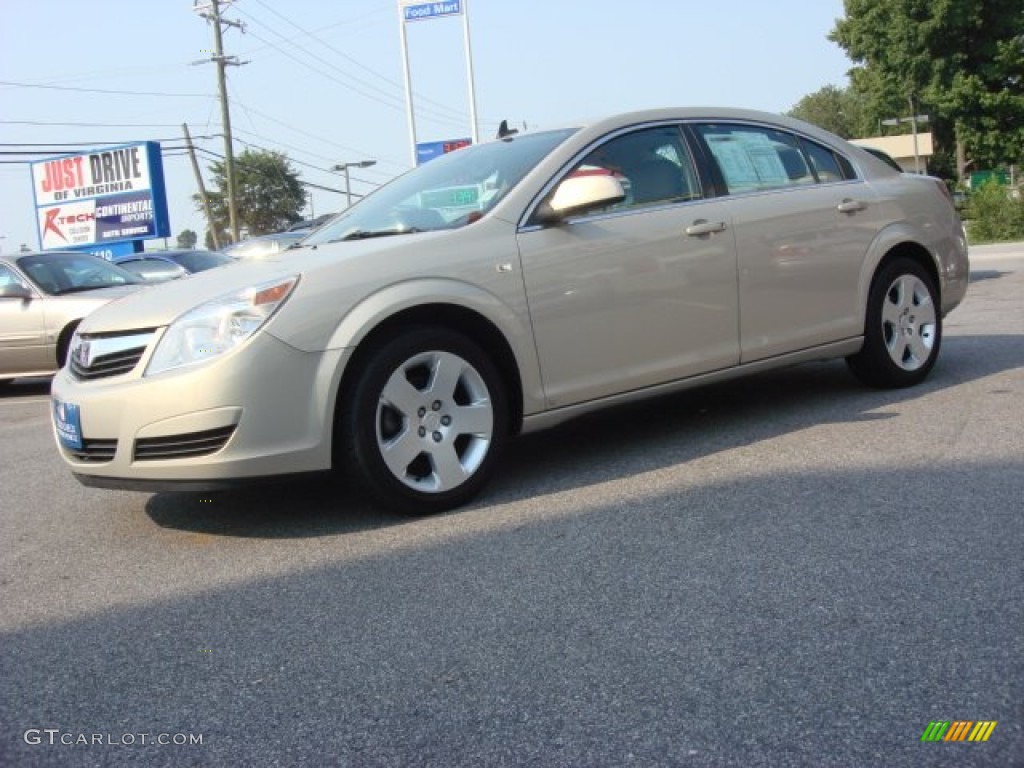 2009 Aura XE - Gold Mist Metallic / Tan photo #2